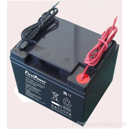 Batterie de cycle profond de réserve de télécommunication 12V40AH